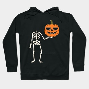 Pumpkin Skeleton Halloween Hoodie